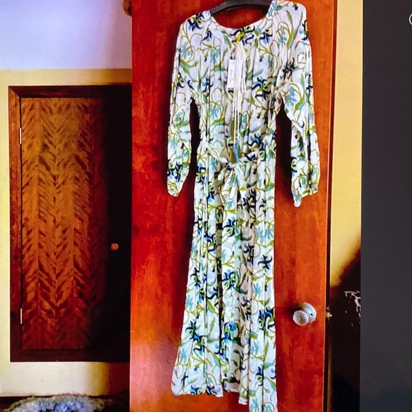 Raj Handmade Cotton MaxiDress Cover Up NewWithTags - Picture 1 of 9